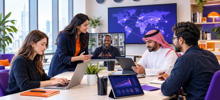 The Scalerox team working with clients across several countries