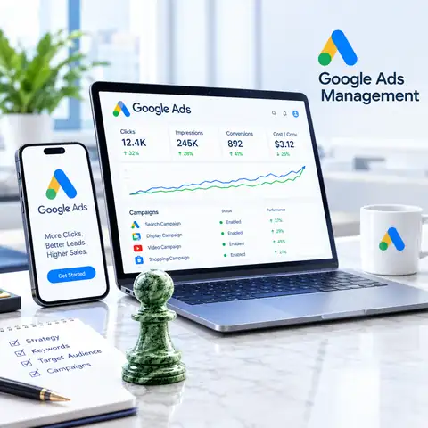 Google Ads management and search campaigns